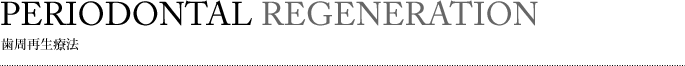 歯周再生療法